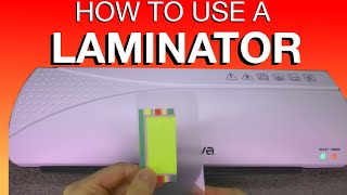 How to use a LAMINATOR [upl. by Attevad]