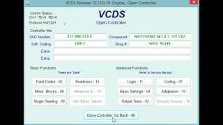 VCDS MAF check [upl. by Pratt]