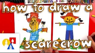 How To Draw A Scarecrow [upl. by Betthezul]