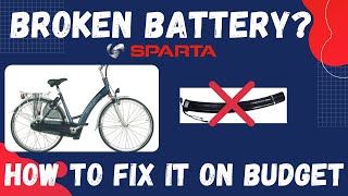 SpartaBatavus ebike convertion to standard batterycontroller [upl. by Sivrup97]