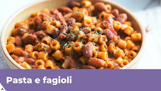 PASTA E FAGIOLI Ricetta classica [upl. by Assila503]