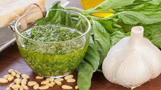 How to Make Italian Pesto  Pesto Sauce Recipe [upl. by Kerk]