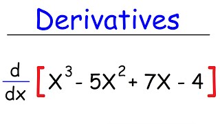 Derivatives of Polynomial Functions  Calculus [upl. by Yrag]