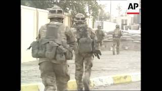 Iraqi Tanks Hit British Soldiers Armoured Vehicles Firing [upl. by Bonn]