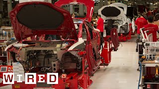 How the Tesla Model S is Made  Tesla Motors Part 1 WIRED [upl. by Dedric]