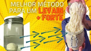 Como fazer levain do zero  método sem desperdício [upl. by Milli]