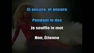 Afida Turner  Etienne French Version Karaoke [upl. by Aihsa]