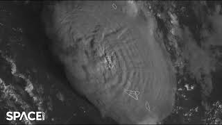 Volcano eruption seen from space by multiple satellites [upl. by Timus]