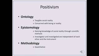 Research Paradigms  Philosophy of Research [upl. by Faden]