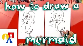 How To Draw A Mermaid [upl. by Oiramat]