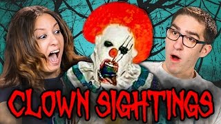 PARENTS REACT TO CREEPY CLOWN SIGHTINGS COMPILATION [upl. by Niletac]