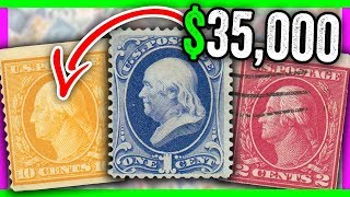 10 SUPER RARE STAMPS WORTH MONEY  EXTREMELY VALUABLE STAMPS [upl. by Itin679]