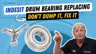 Indesit Washing Machine Bearings How to fit change amp replace [upl. by Ayotak334]