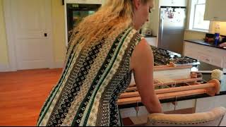 Warping an Ashford Heddle Loom  Simple to do [upl. by Murielle]