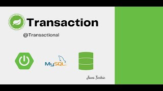 Spring Boot  Spring Data JPA Transaction Management  Transactional  JavaTechie [upl. by Magnus900]