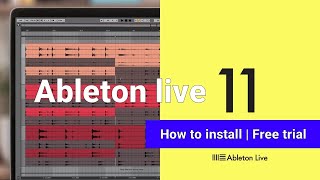 How to install Ableton Live 11  Free trial [upl. by Zadack972]