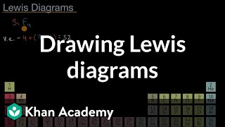 Drawing Lewis diagrams  AP Chemistry  Khan Academy [upl. by Yllatan]