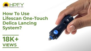 How To Use Lifescan OneTouch Delica Lancing System [upl. by Alderson]