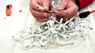 How To Fix Christmas Lights Half Out  Ace Hardware [upl. by Cybill]