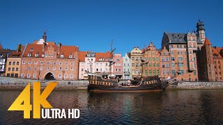 4K Gdansk Poland  Cities of the World  Urban Life Documentary Film [upl. by Jovi174]