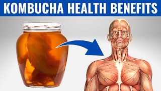 KOMBUCHA BENEFITS  What Happens When You Drink Kombucha Every Day [upl. by Angelico]