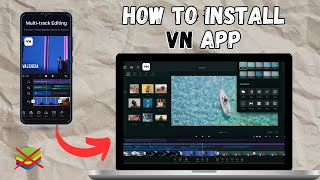 How To Install Vn Video Editor PC Or Laptop 😋  In Just 2 MIn [upl. by Niuqaoj]