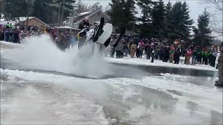 Pickerel Lake Jump In amp Water Skipping 2013 [upl. by Nylessoj]