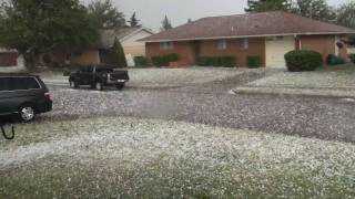 Altus Hail Storm  Golf Ball Size  June 16 2011  Oklahoma [upl. by Mert179]