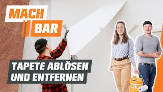 Tapete ablösen und entfernen  OBI [upl. by Kaule833]