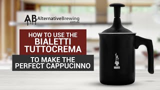 How to Use the Bialetti Tuttocrema Milk Frother [upl. by Alaet221]