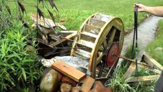 Home made water wheel [upl. by Jaclyn]