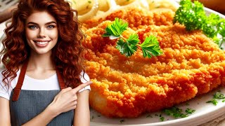 AUTHENTIC Wiener Schnitzel Recipe HOW to Make Schnitzel [upl. by Ruder474]