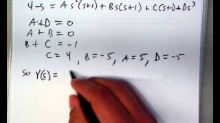 82 Using Laplace transforms to solve a system of DE [upl. by Rosaleen608]