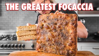 Ultra Bubbly Homemade Focaccia Bread Plus An Easy Sandwich [upl. by Myo]