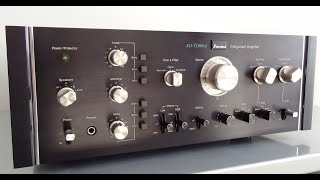 DEMO SANSUI AU11000A JAPANESE VINTAGE AUDIO 1977 HIFI STEREO INTEGRATED AMPLIFIER IN 2013 [upl. by Ojytteb]