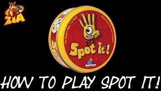 Spot It  HOW TO PLAY [upl. by Ahsenrat692]