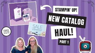 🔴 2022 Stampin Up JanApril Mini Catalog amp Saleabration Hauls Part 1 [upl. by Llenrad920]