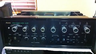 Sansui AU 999 Amplifier Adjustment DIY [upl. by Rehtae189]