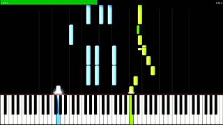 Waltz in A minor  Chopin Piano Tutorial Synthesia [upl. by Yaluz]