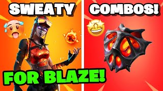 BLAZE Best Combos  Gameplay You MUST TRY THESE  Fortnite Blaze Combos [upl. by Mackintosh]