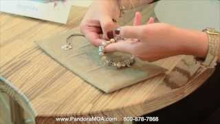 Opening amp Closing Your Pandora Clasp Bracelet [upl. by Adah]