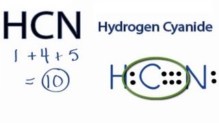 HCN Lewis Structure How to Draw the Lewis Structure for HCN [upl. by Ennayllek]