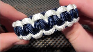 Easy TwoTone Paracord Bracelet Tutorial [upl. by Standush]