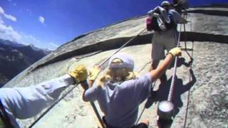 Half Dome Cables ALL THE WAY UP [upl. by Eckblad10]