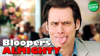 BLOOPERS ALMIGHTY  JIM CARREY Gags Outtakes Compilation [upl. by Chick]