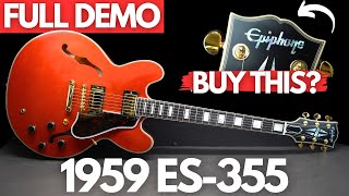 Epiphone 1959 ES355 FULL DEMO [upl. by Laetitia]