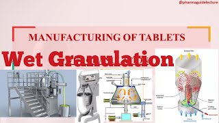 Manufacturing of Tablets by wet Granulation method [upl. by Jollanta56]