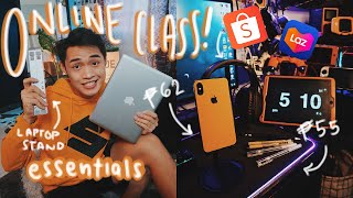 Shopee amp Lazada Finds 💸 Online Class Essentials Haul [upl. by Bluhm707]