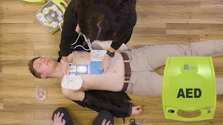 Zoll AED Plus  CPRAED Training [upl. by Celestia]