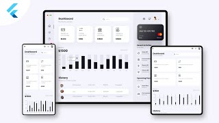 Flutter Responsive Dashboard UI  Flutter Responsive UI Flutter Web [upl. by Kaz304]